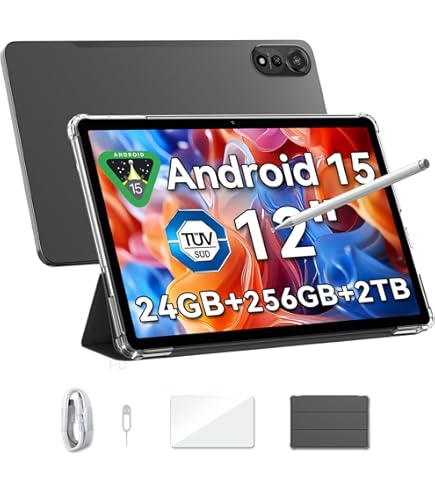TECLAST T60AI 12 Inch Android 15 2K IPS Tablet | 90Hz | 16GB